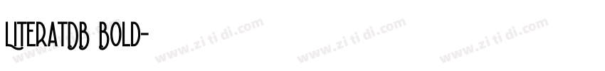 LiteratDB Bold字体转换